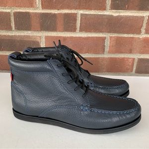 Marc Joseph Navy Blue Leather Ankle Boots Big Girl’s US 5.5 M